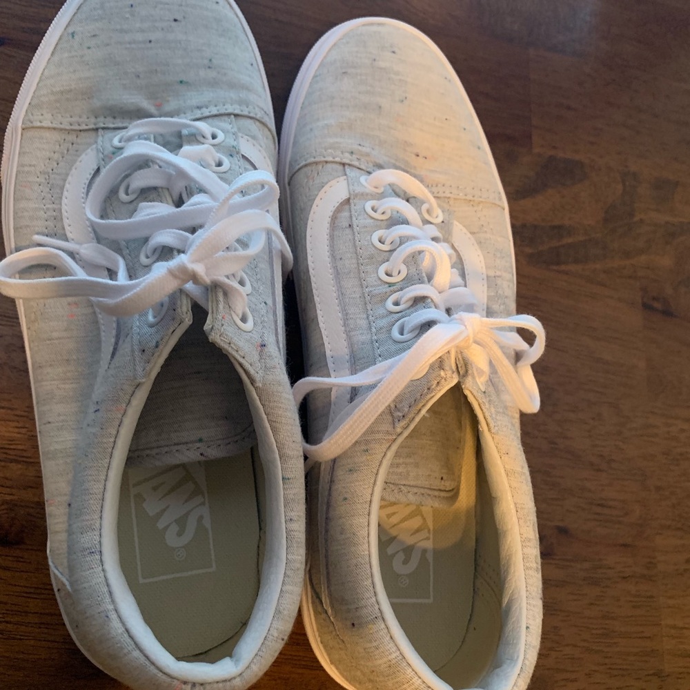 New Old Skool Speckled Jersey Grey Vans